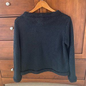 Dudley Stephens Black Fleece Top